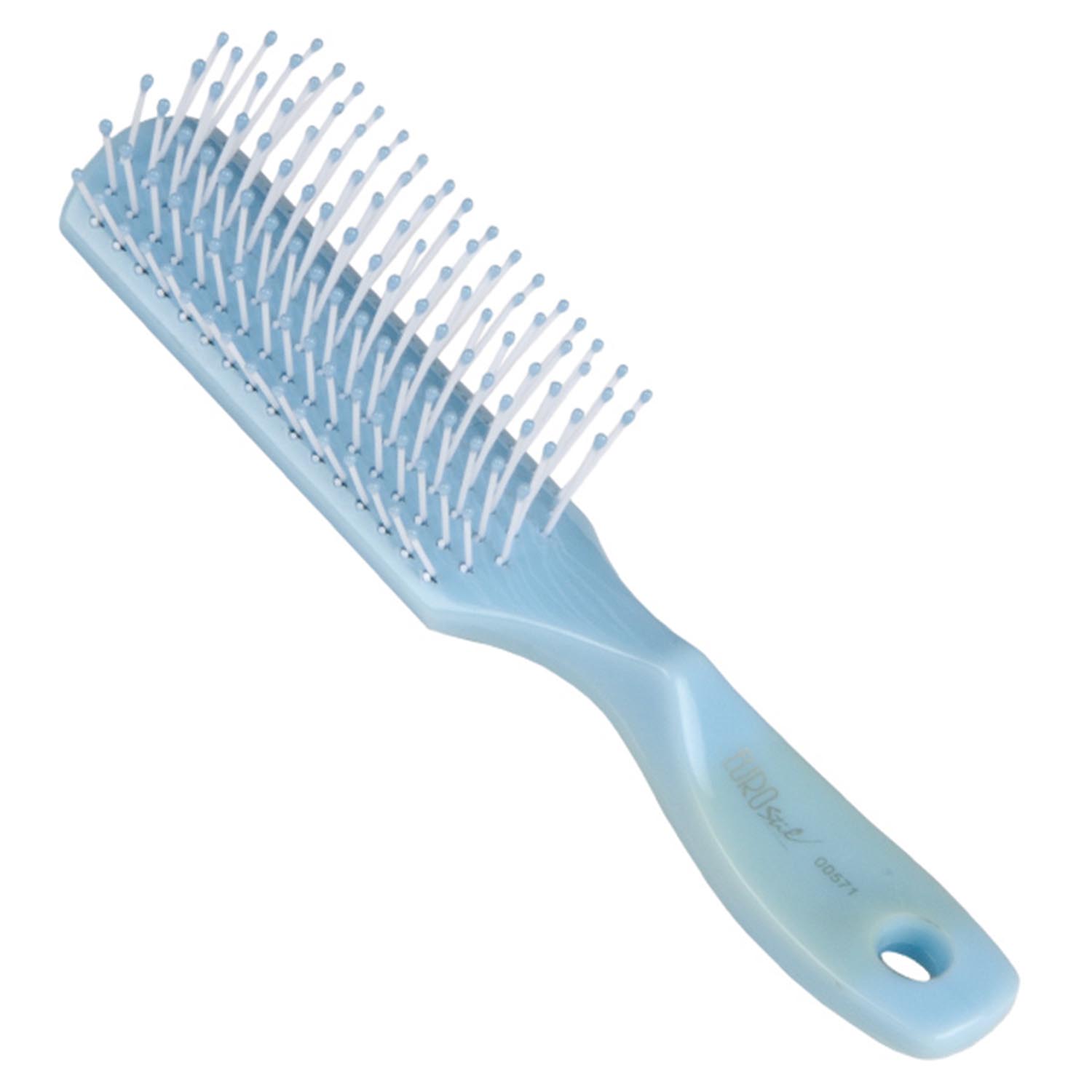 Eurostil Plastic Flat Small Brush 1 unit