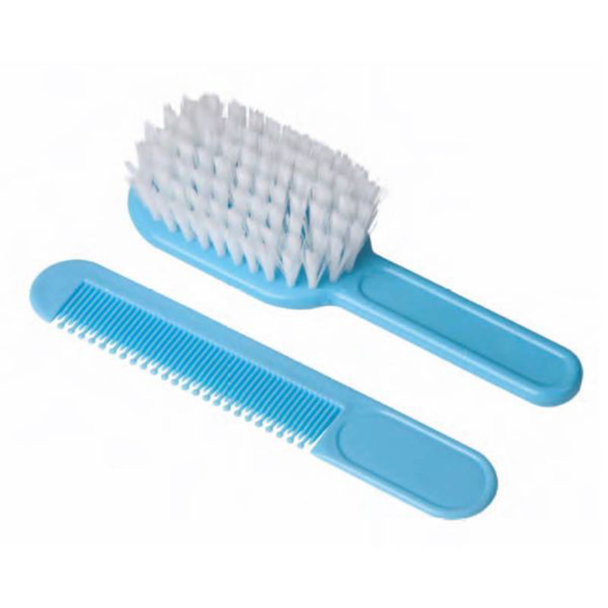 Eurostil Baby Soft Brush Blue 1 unit Comb 1 unit
