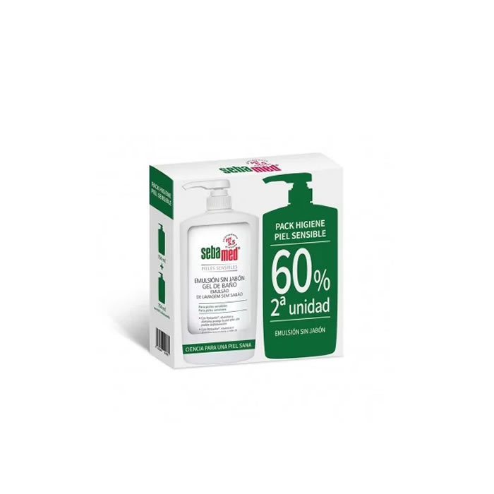 Emulsion Without Soap Bath Gel 2 X By Sebamed 750 Ml