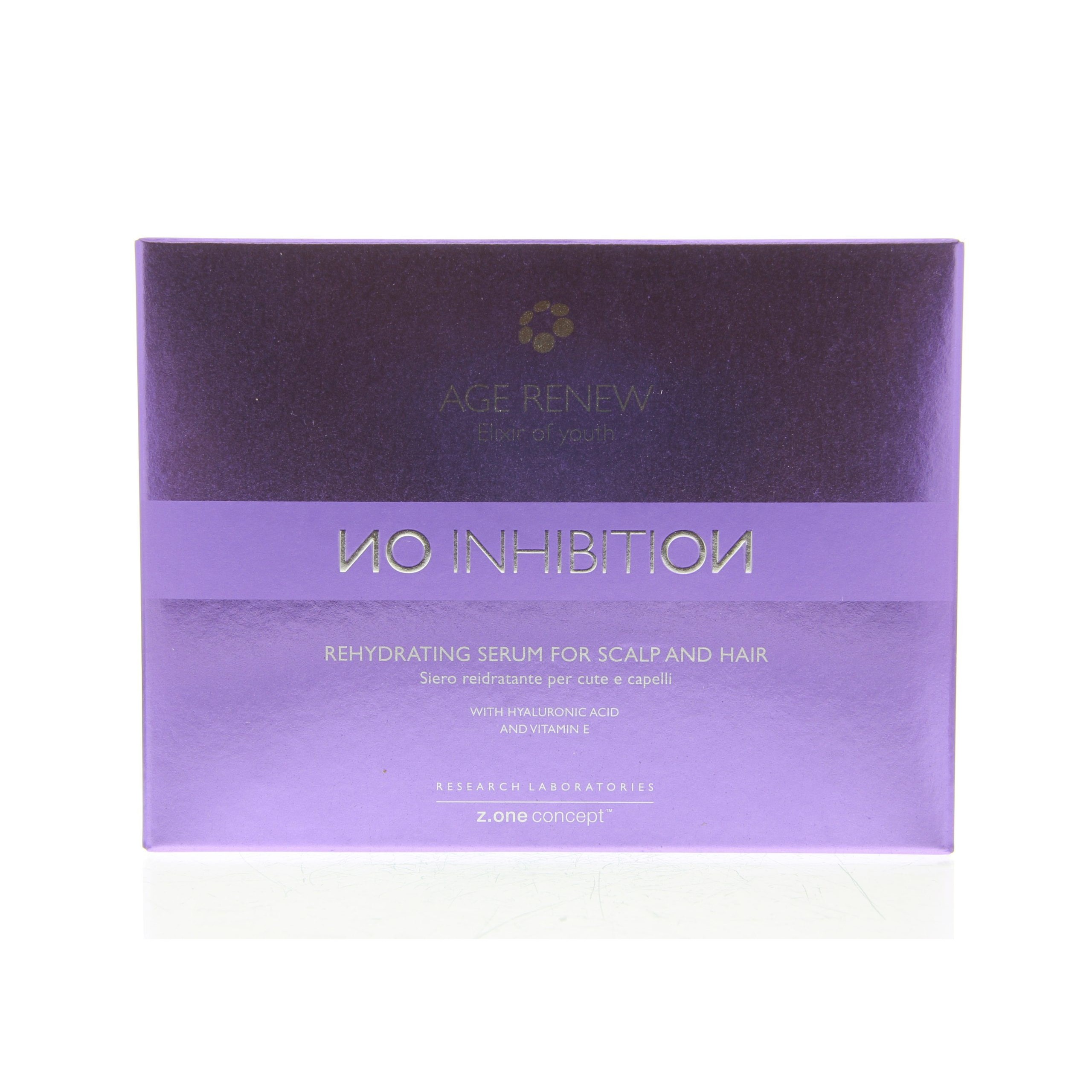 Hair and scalp serum  No Inhibition Age Renew Rehydrating Element O2  4x10ml